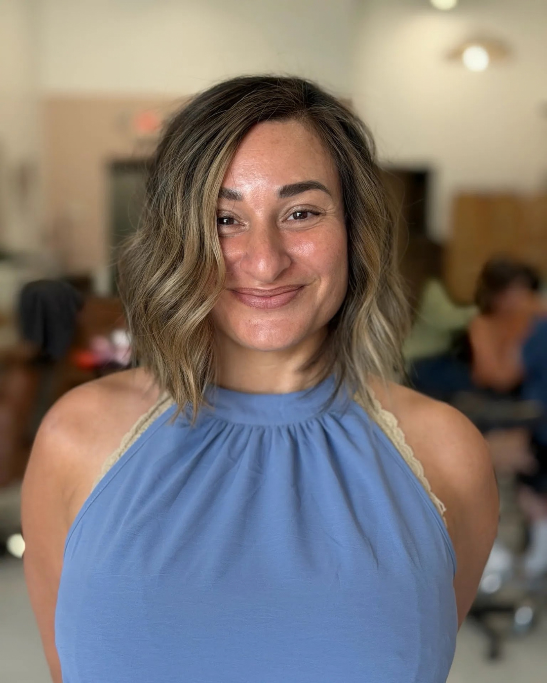 Angled Lob Dimensional Color by Angela
