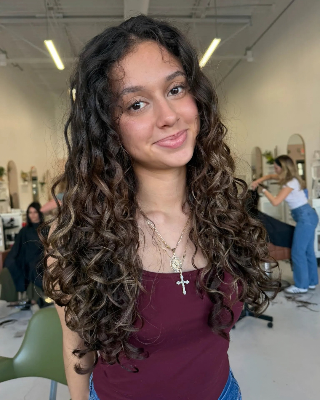 Curly Haircut Style by Abigail Fort Worth TX