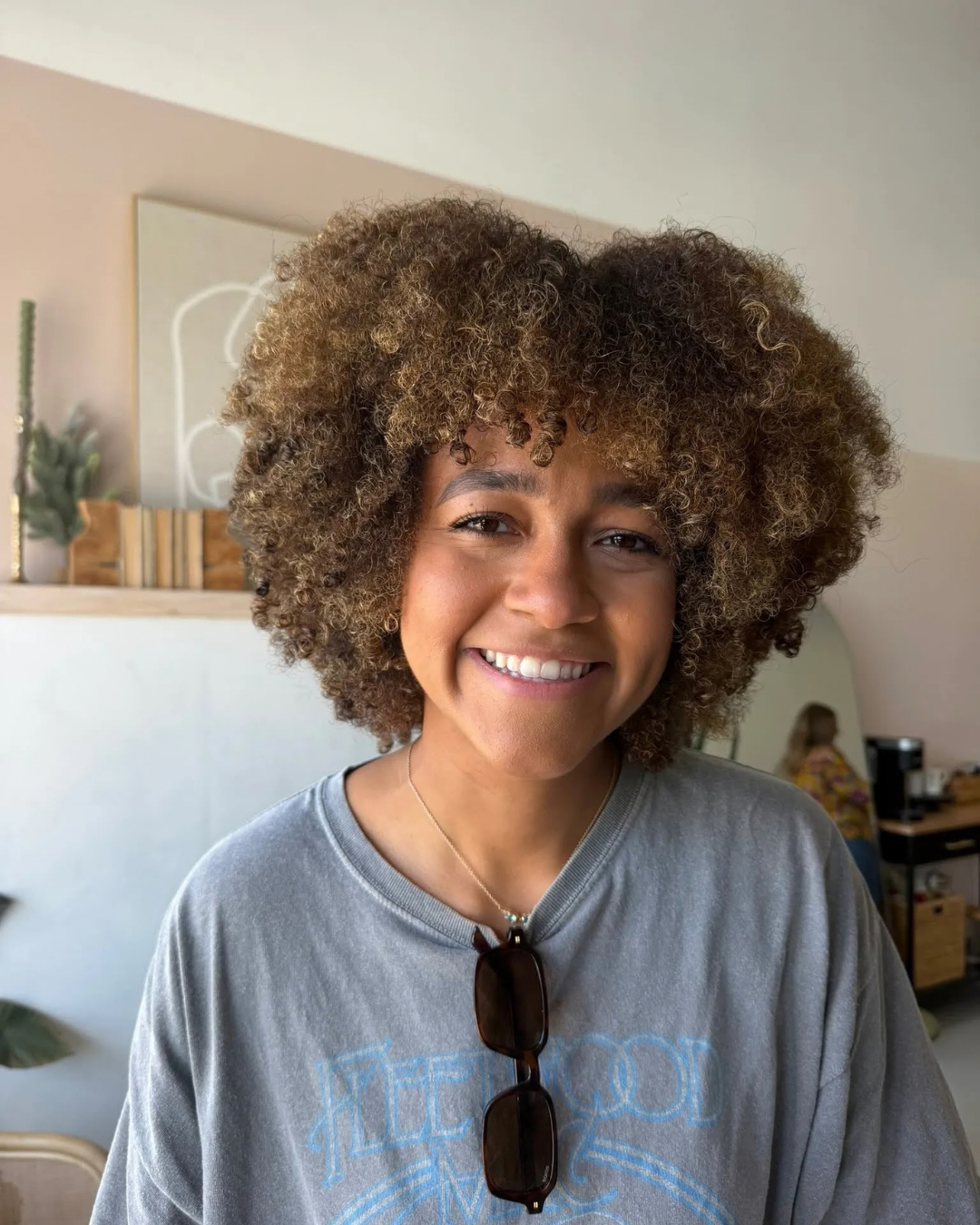 Kinky Coily Textured Curls Styled by Abigail